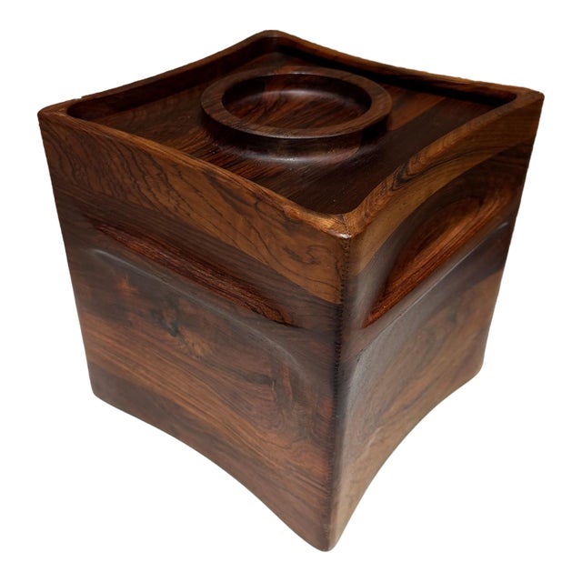 Rare Woods Ice Bucket by Jens Quistgaard for Dansk Mid-Century Modern For Sale