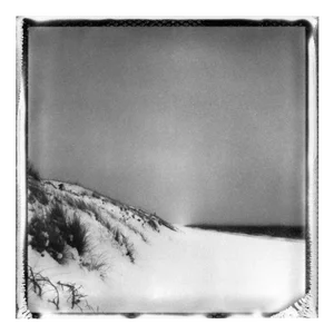Frozen Beach no.2 - Black and White Polaroid Photography, Limited Edition of 20 2022