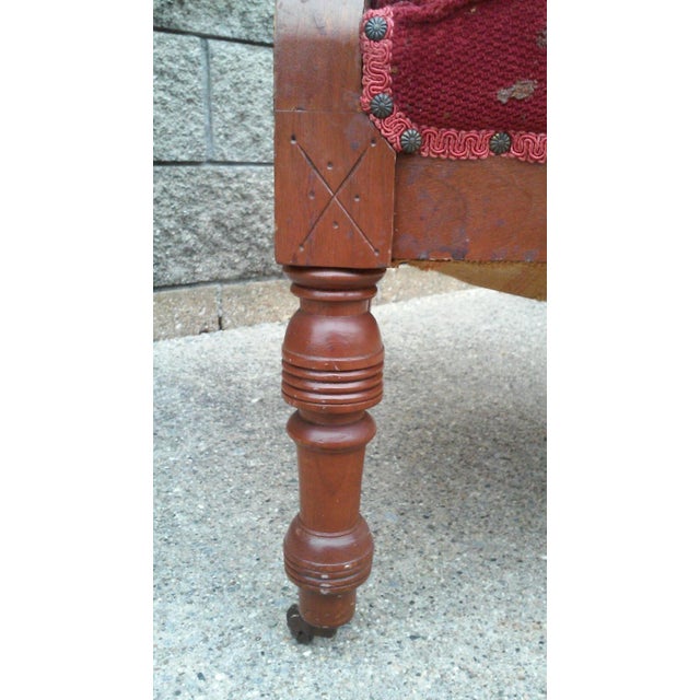 Antique American Eastlake Victorian Corner Chair For Sale - Image 11 of 11