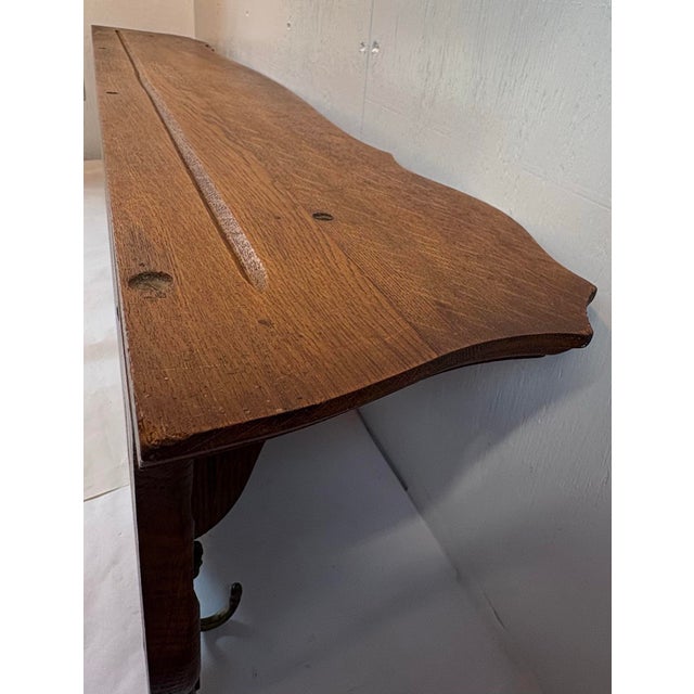 Vintage French Wood Coat Rack For Sale - Image 9 of 9