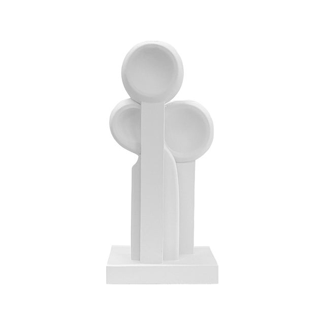 White Continuum Candle Holder For Sale - Image 8 of 11