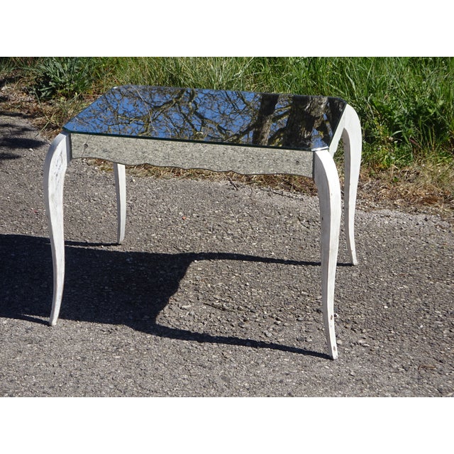 Wooden Coffee Table and Mirror, 1950s For Sale - Image 14 of 14