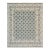 6x9 Luxurious Oriental Green Traditional Geometric Hand Knotted Wool Carpet Rug For Sale