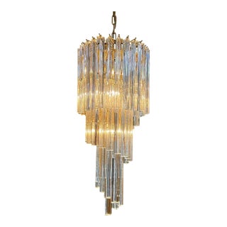 Vintage Murano Glass Chandelier For Sale