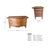 Antique Set Mirror and Two Drawer Dresser 19th Century For Sale - Image 9 of 11