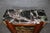 French Louis XVI Maison Forest Marble Top Cabinet With Inset Chinoiserie Panels For Sale - Image 4 of 12