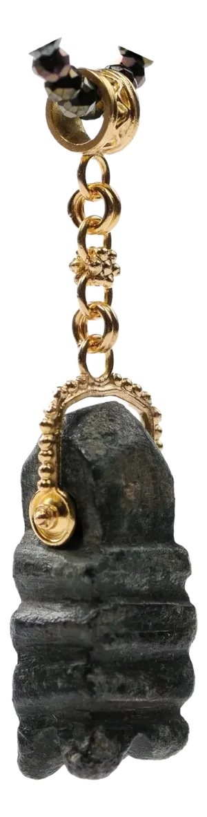 Antique Roman Bronze Artifact Set in 21 kt Pendant