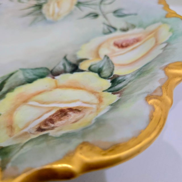 Mid 20th Century Hutschenreuther Bavaria “Sylvia” Hand-Painted Rose Porcelain Tureen 3-Piece Set For Sale - Image 16 of 18