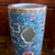 Cerulean Cerulean Blue Chinese Porcelain Hat Stand Vases - A Pair For Sale - Image 8 of 14