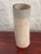Late 20th Century Late 20th Century Studio Pottery Speckled Stoneware Cylinder Bud Vase With Blue Gray Rim For Sale - Image 5 of 8