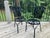 1950s Francois Carre Petite Fan Back Garden Chairs - Group of 6, Attributed For Sale - Image 9 of 12