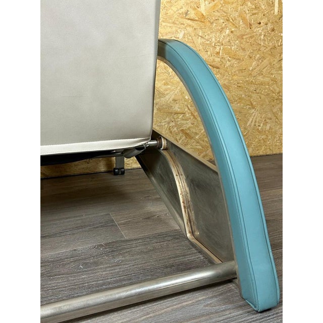 Jean Prouvé Vintage German Armchair by Jean Prouvé, 1980s For Sale - Image 4 of 18