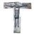 Vintage Brother Mel Meyer Steel Crucifix Steel Art Sculpture For Sale