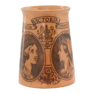 1897 Queen Victoria Diamond Jubilee Mug | Doulton Lambeth
