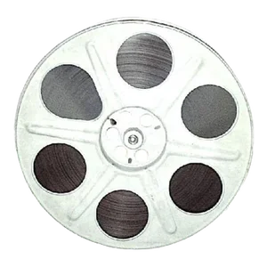 Vintage Mid Century Motion Picture Movie Reel With 35mm Motion Picture Film