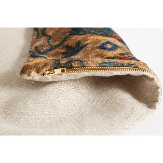 Illustration Dragon Velvet Pillow 12"x16" For Sale - Image 3 of 6