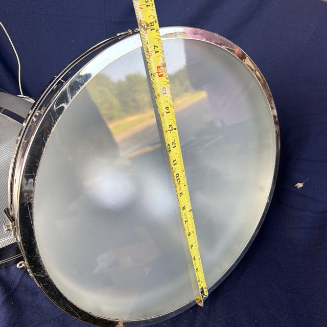 1990s Restoration Hardware Clemson Industrial Pendant Kitchen Lights - a Pair For Sale - Image 9 of 10