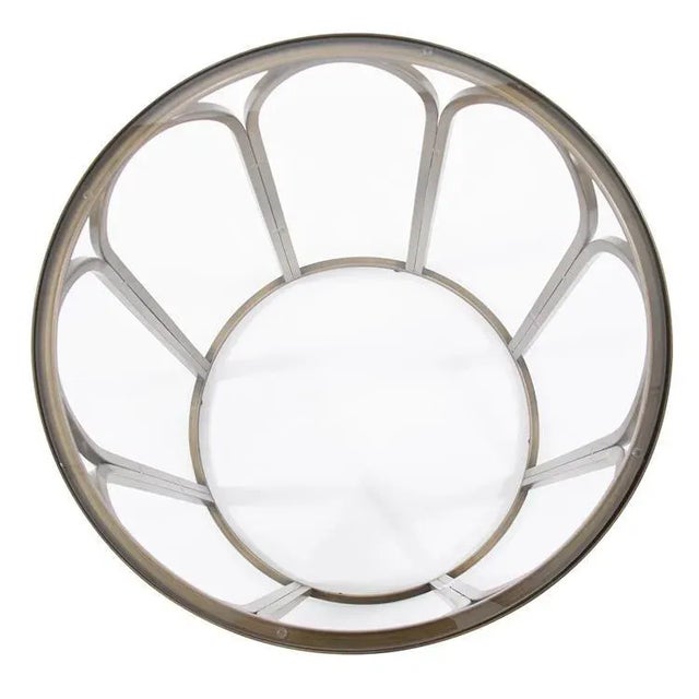 Industrial Palladio Side Table from Kenneth Ludwig Chicago For Sale - Image 3 of 7