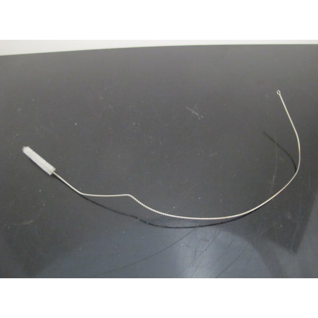 Japanese Sterling Silver Iced Tea Spoon Straw W/Charms Set of 6 in Case For Sale - Image 10 of 10