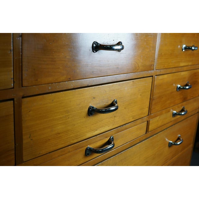 Large Dutch Cherry Apothecary Cabinet, 1950s For Sale - Image 16 of 18