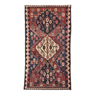 Antique Persian Shiraz Rug - 04'11 X 09'00 For Sale
