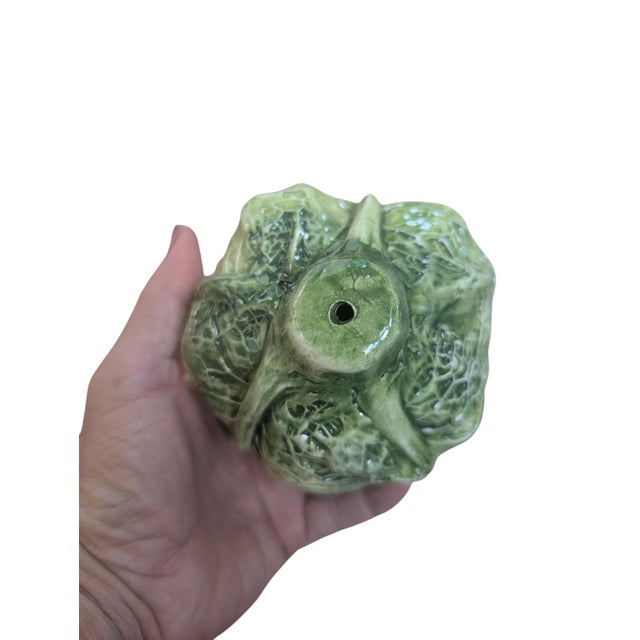 Vintage Trompe Loleil Ceramic Vegetable Decorative Objects - Set of 5 For Sale - Image 16 of 17
