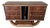 Mid-Century Art Deco Italian Walnut Burl and Mirror Mosaic Dry Bar Cabinet from Paolo Buffa, 1940s For Sale