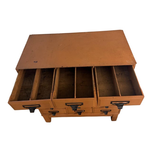 Antique Yawman & Erbe 18-Drawer Library Card Catalog Cabinet, Circa 1910s For Sale In Pittsburgh - Image 6 of 10