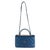 Blue Navy Quilted Lambskin Medium Trendy Top Handle Bag For Sale - Image 8 of 8