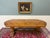 Antique French Country Dining Table Farmhouse Pedestal Trestle Honey Oak 1930s For Sale - Image 15 of 18