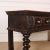 19th C English 3 drawer oak dresser base with barley twist legs. 1830. This piece is designed in the style of the selected...