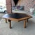Wood Ranch Oak Hexagonal Faux Slate Coffee Table For Sale - Image 7 of 12