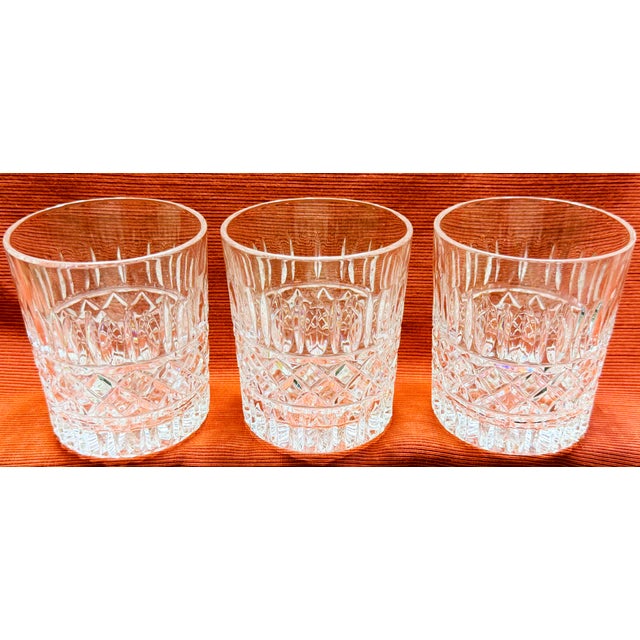 Vintage Old Fashioned Whiskey Cut Glass Glasses - Set of 11 For Sale - Image 10 of 15