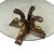1980s Italian Neoclassical Style Gilt Scroll Base Round Glass Coffee Table Hollywood Regency For Sale - Image 10 of 14