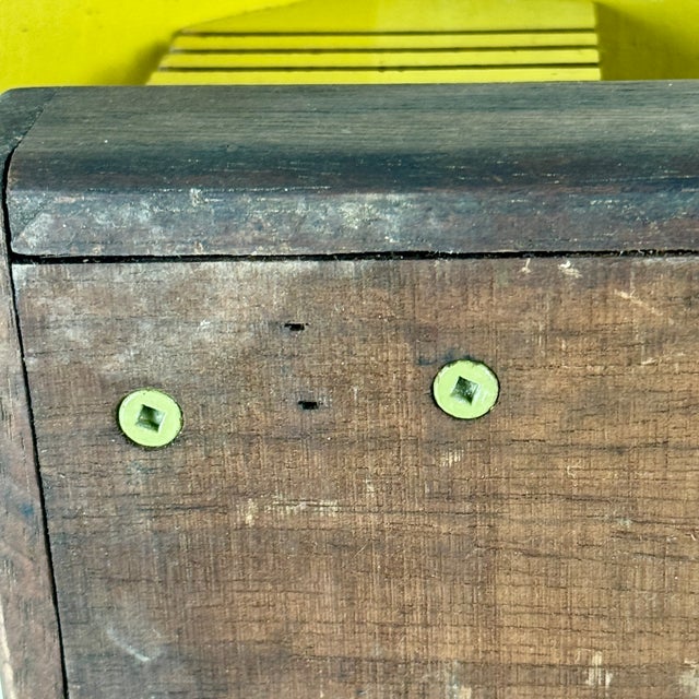 Mid 20th Century Brilliant Mid-Century Modern Wooden [Bird] House Sculpture in Period Mustard Color For Sale - Image 12 of 12