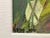 Lime Vintage Abstract Painting, Signed For Sale - Image 8 of 13