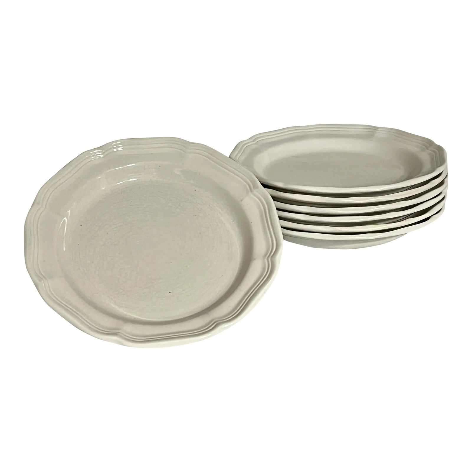 Mikasa French Countryside White Ironstone Salad Plate Chairish