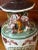 Vintage Mottahedeh Style Hand Painted Chinese Porcelain Table Lamp With Three Dimensional Vines and Flowers Handles For Sale - Image 6 of 12