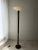 Brass Floor Lamp with Glass Uplighter from Lumiere, France, 1980s For Sale - Image 11 of 11