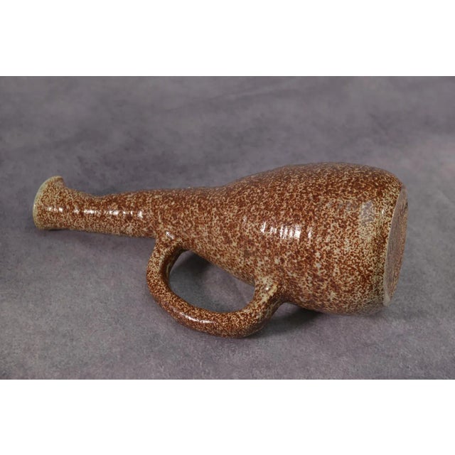 Accolay Ceramic Pitcher with Handle, 1960s For Sale - Image 6 of 11