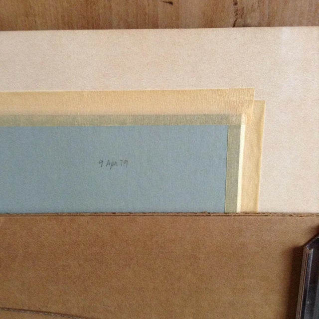 Paper Original 1979 Watercolor by Californian Artist Don Spencer For Sale - Image 7 of 9