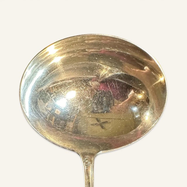 Antique Sterling Silver Monogrammed Punch Ladle by Bailey Banks and Biddle For Sale - Image 4 of 6