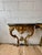 Pair Italian Rococo Revival Giltwood Wall Consoles With Black Marble Tops For Sale - Image 9 of 10