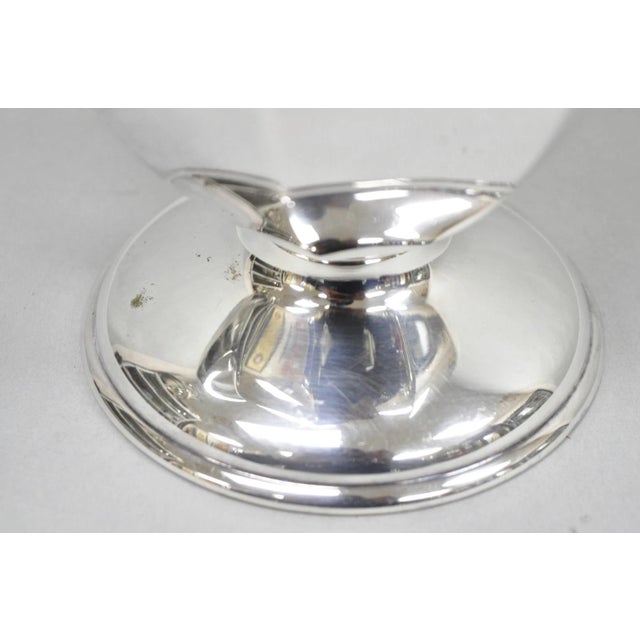 Vintage Art Deco Silver Plated Octagonal Faceted Water Pitcher by Homan Plate For Sale - Image 9 of 16