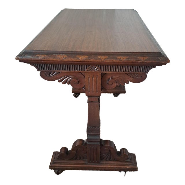 Aesthetic Movement Walnut Centre Table, 1860 For Sale