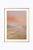 Abstract coastal sunset wall art featuring a soft beach seascape with blended pastel tones, glowing horizon light, and...