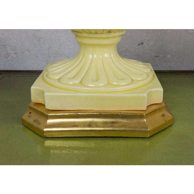 This delightful pair of Spanish ceramic lamps, originating from the 1940s, bring the classic allure of Spanish style...