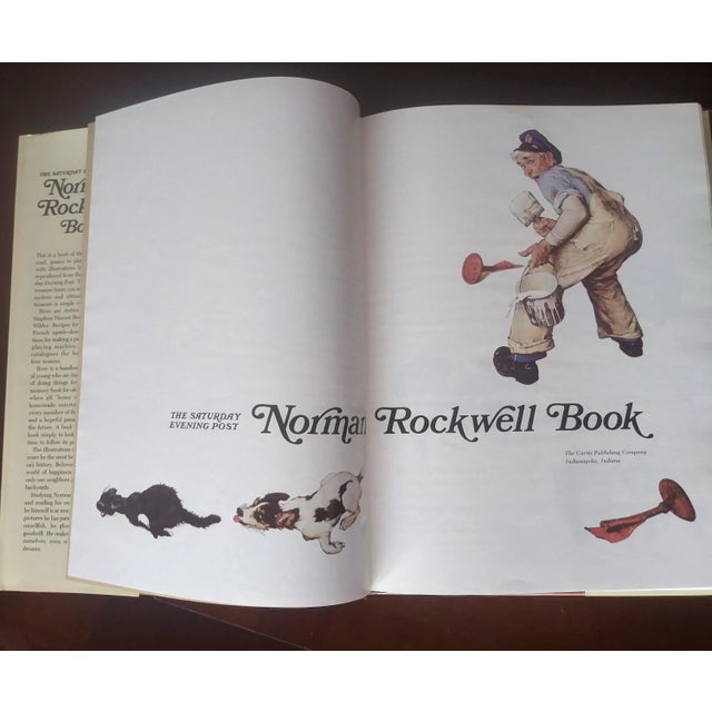 Norman Rockwell Book Oversized Coffee Table Saturday Evening Post 1977 Vintage Hardcover Details: A great vintage Norman...