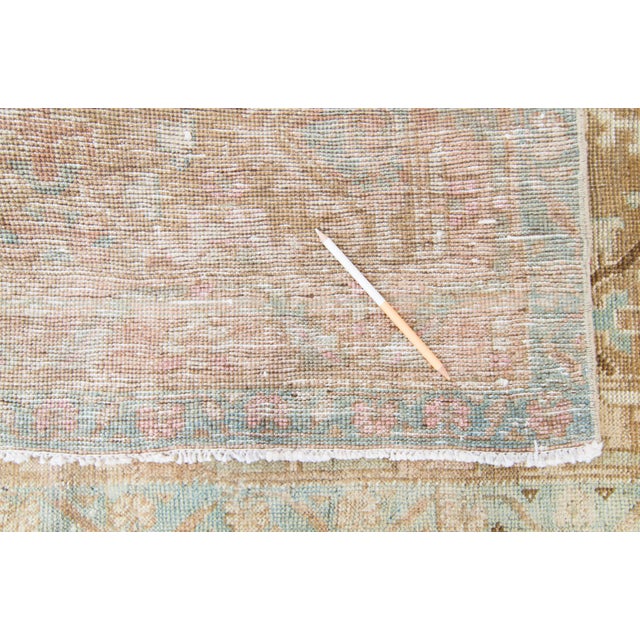 House of Séance - 1910s Antique Kurdish Hand-Knotted Runner - 3’1” X 13’10” For Sale - Image 10 of 10