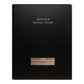 The Estate of Michael Taylor: April 7-9, 1987 For Sale